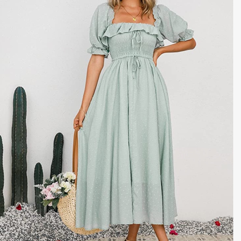 Gorgeous sage green dress